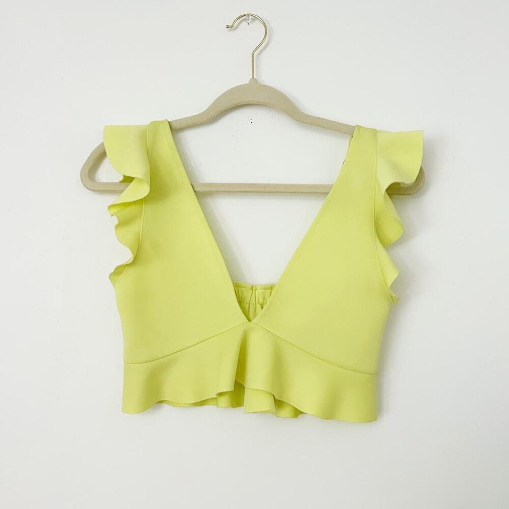 Yellow Crop Top